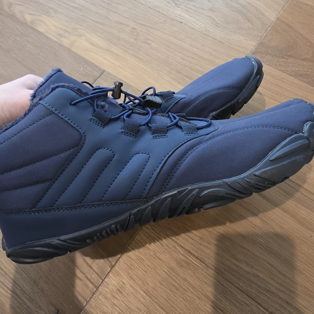 Men's Blue Insulated Snow Boots